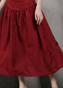 SHEIN Maroon skirt