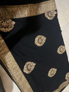 IIFA Award Collection By Vikram Black &amp; Gold Saree