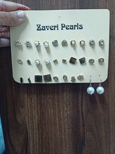 Zaveri Pearls Earring Set