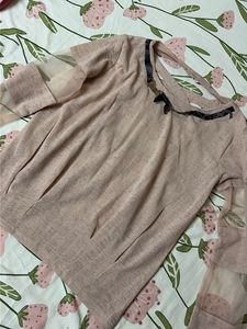 Chic Sheer Sleeve Top