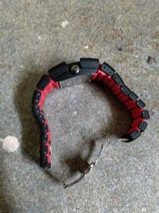 NIKE trending watch black and red strap