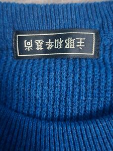 Korean y2k vintage pullover Men's Crew Neck