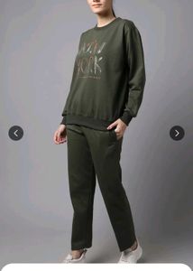 Olive Green Track Suit