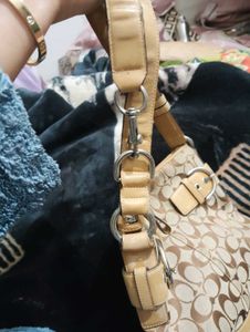 Coach Signature Canvas Shoulder Bag