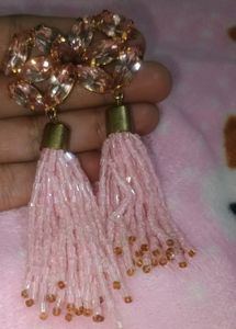 Pink Crystal 💞🩷 beautiful Earings