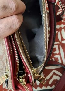 Copy Coach Signature Crossbody Bag