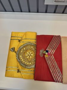 4 Combo- Elegant Embroidered Clutches (Set)