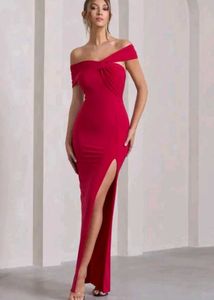 Western gown Elegant Off-Shoulder Bodycon