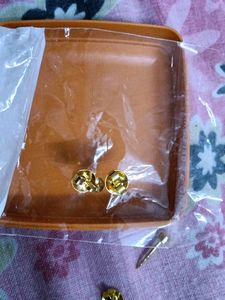 Plain Studs 2 Pairs Artificial