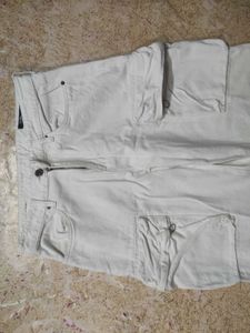Light Wash Cargo Pants