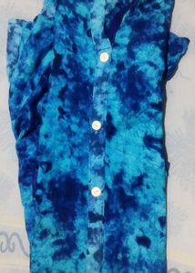Blue and Sky Shaded Cotton Blend Kurta XX