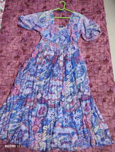Boho Paisley Print Midi Dress