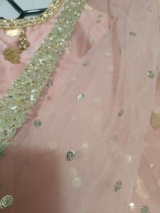 Party Wear Suit Baby Pink