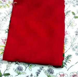 NEW RED SAREE
