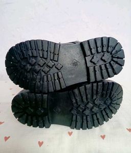 Chunky Black Combat Boots