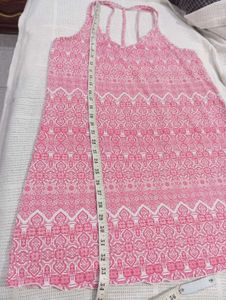 Pink Printed Nightgown