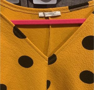 Zara Puff Sleeve Top Size S