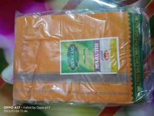 Soft Pure Cotton Dhoti Jode With Towel (Gamchha)