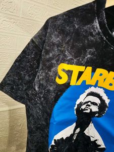 STARBOY UNISEX ACID WASH GRAPHIC PRINTED TEE 🔥🔥