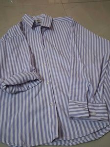 Classic Striped Button-Up Shirt