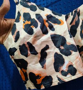 Animal Print Crop Top