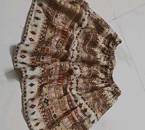 Boho Print Ethnic Skirt for kids