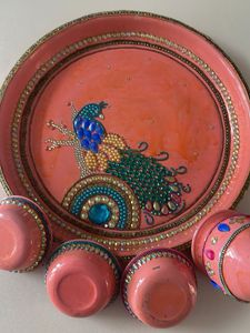 Decorative Pooja Thali Set