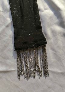 rhinestone Sparkly one Shoulder dress