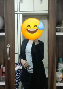 Stylish Black Knit Shrug