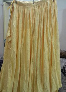 Yellow Ethnic Skirt