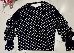 Ruffle Sleeve Top