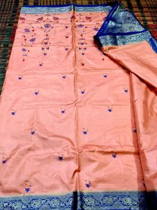 Elegant Blue Woven Saree