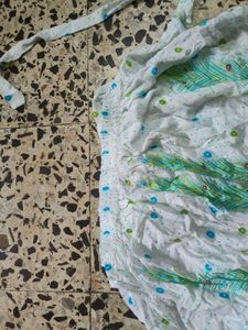 Boho Peacock Print Palazzo Pants