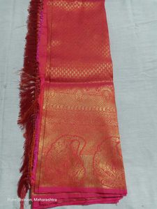 Vibrant Pink Silk Saree