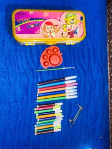 Artistic Pencil Box with Markers combo