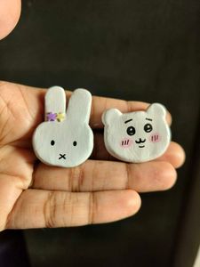 ✨COMBO MIFFY &amp; CHIKAWA Kawaii Bag pins