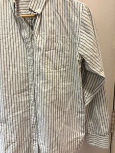 Classic Pinstripe Button-Down Shirt