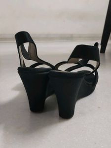 Black Heeled Sandals