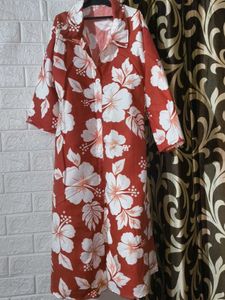 Tropical Print Relaxed cord set upper and bottom