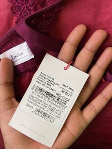 Lacy Plum Full Coverage Bra