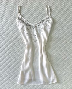 White Swan Bedazzled Top