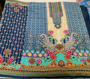 Beautiful Printed Dress Material