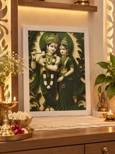 Lord Krishna Radha Wall Art