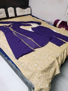Purple Kurta Set