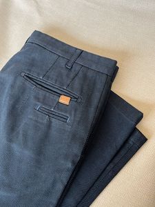 Men's Navy Blue Chinos