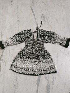 Stylish Printed Kurta with Sequins