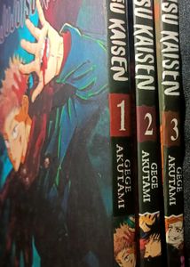 Jujutsu Kaisen Manga Volumes 1-3