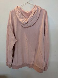 Pink Graphic Print Hoodie