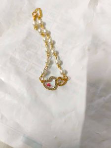 Cute Pearl Heart Bracelet