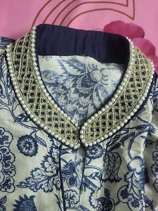 silk Elegant Printed Kurta new